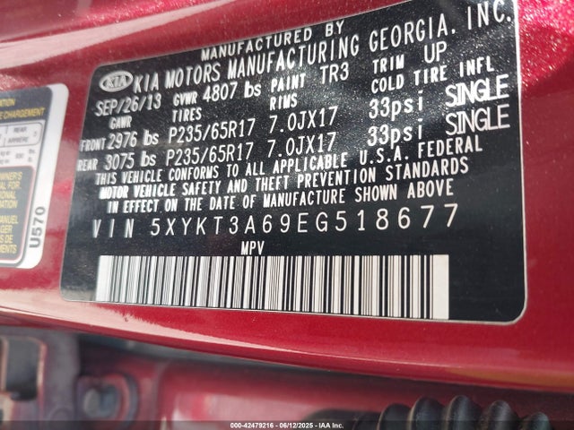 5XYKT3A69EG518677 KIA dohc t-gdi theta-ii
