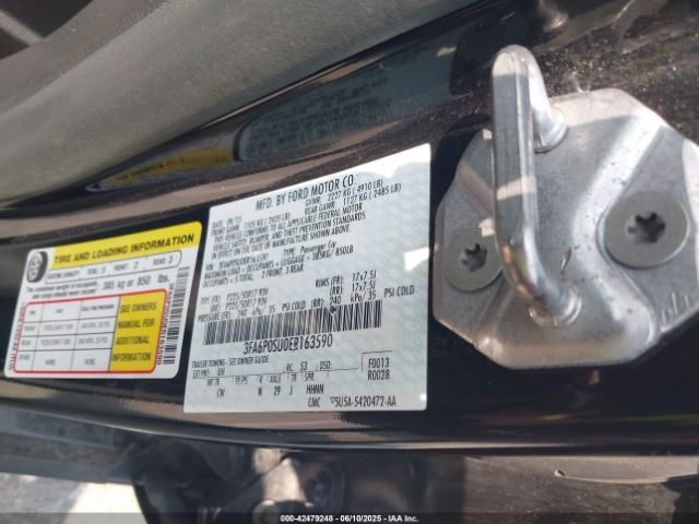 3FA6P0SU0ER163590 Ford Fusion Energi Titanium