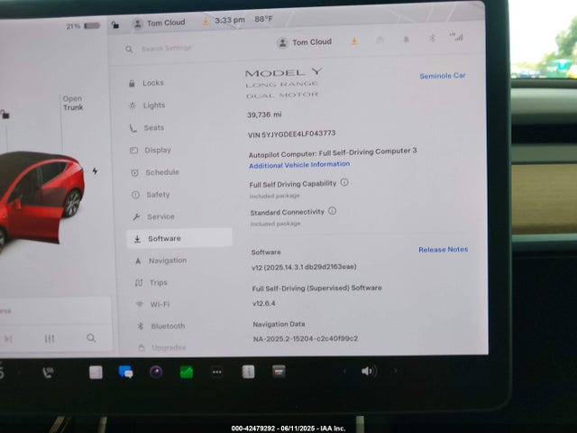 5YJYGDEE4LF043773 Tesla 2020