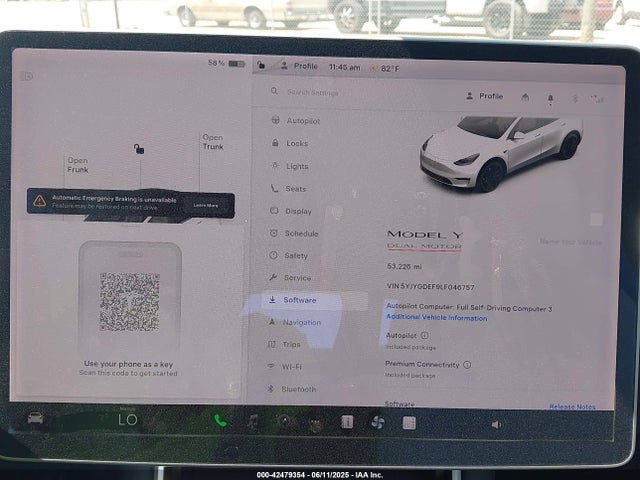2020 TESLA MODEL Y 5YJYGDEF9LF046757 Photo 6