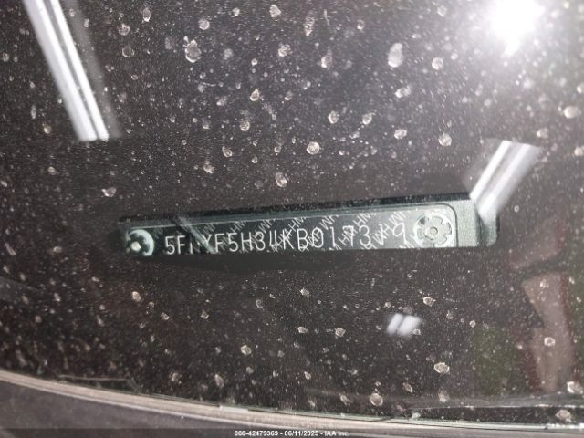 5FNYF5H34KB017319 Honda j35y6