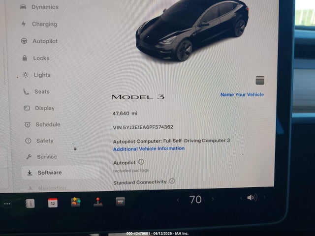 2023 TESLA MODEL 3 5YJ3E1EA6PF574362 Photo 6