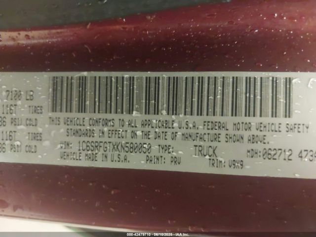 2019 RAM 1500 1C6SRFGTXKN580050 Photo 8