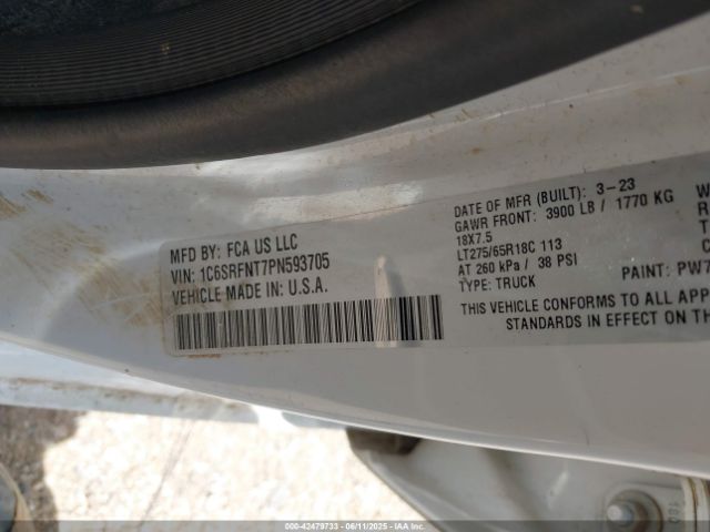 2023 RAM 1500 1C6SRFNT7PN593705 Photo 8