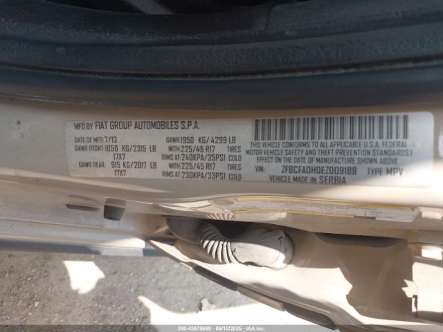 2014 FIAT 500L ZFBCFADH0EZ009188 Photo 8