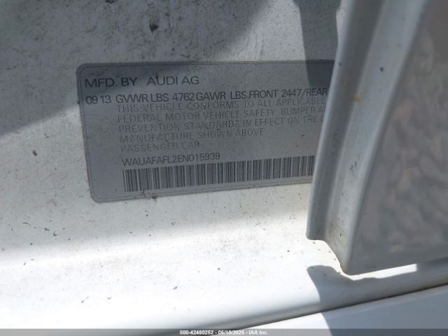 2014 AUDI A4 WAUAFAFL2EN015939 Photo 8