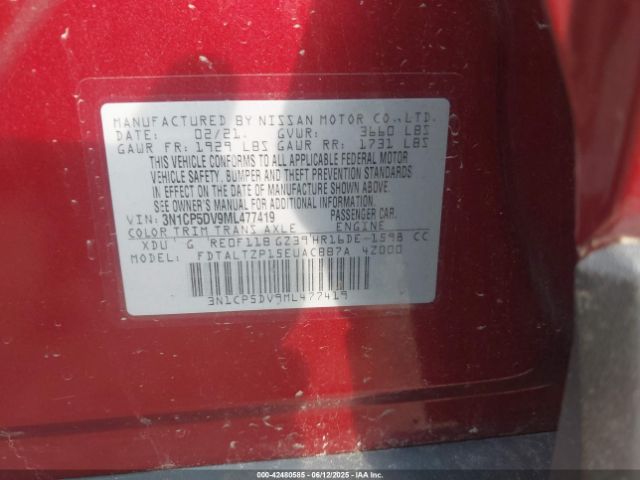 2021 NISSAN KICKS 3N1CP5DV9ML477419 Photo 8