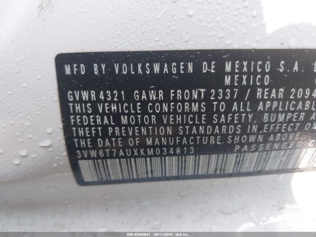2019 VOLKSWAGEN GOLF GTI 3VW6T7AUXKM034813 Photo 8