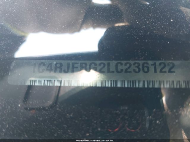 2020 JEEP GRAND CHEROKEE 1C4RJFBG2LC236122 Photo 8