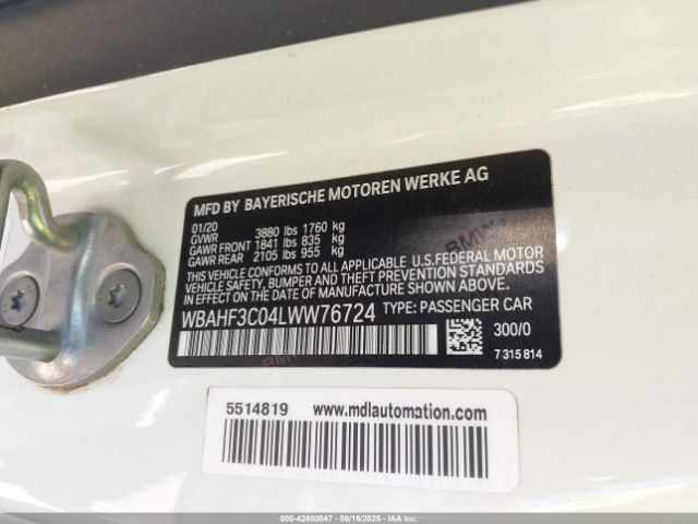 2020 BMW Z4 WBAHF3C04LWW76724 Photo 8