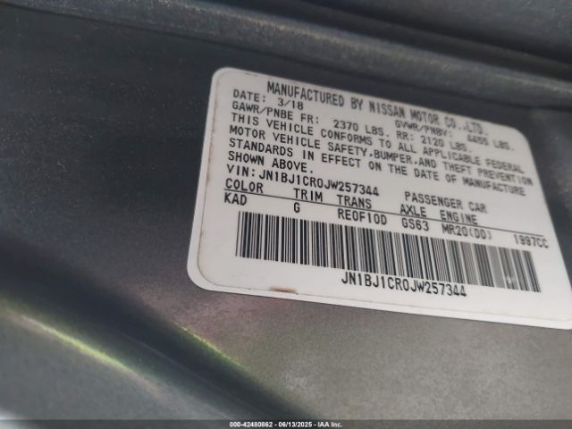 2018 NISSAN ROGUE SPORT JN1BJ1CR0JW257344 Photo 8
