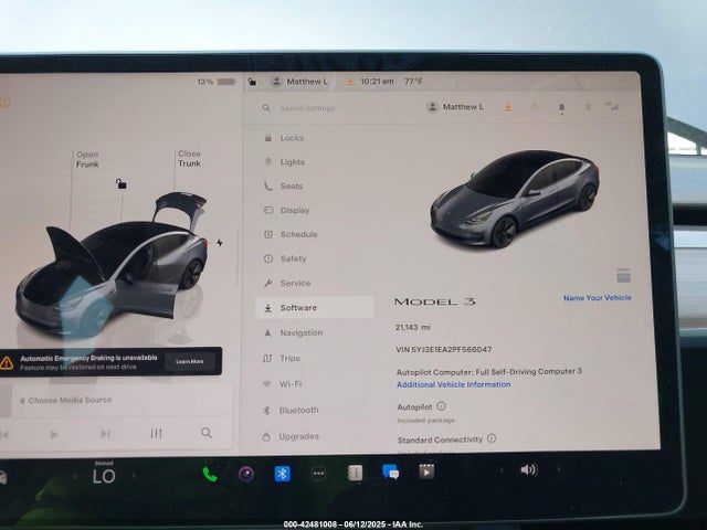 2023 TESLA MODEL 3 5YJ3E1EA2PF566047 Photo 6