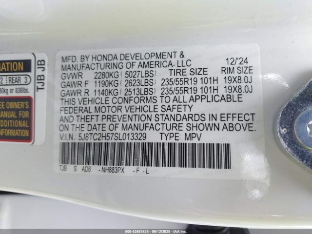 2025 ACURA RDX 5J8TC2H57SL013329 Photo 8