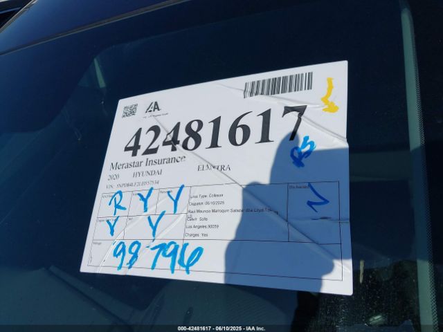 5NPD84LF2LH557534 Hyundai mpi nu