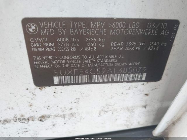 2010 BMW X5 5UXFE4C59AL385079 Photo 8