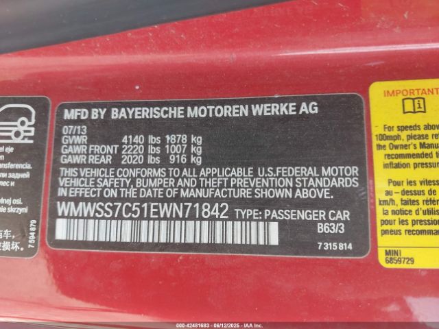 2014 MINI PACEMAN WMWSS7C51EWN71842 Photo 8