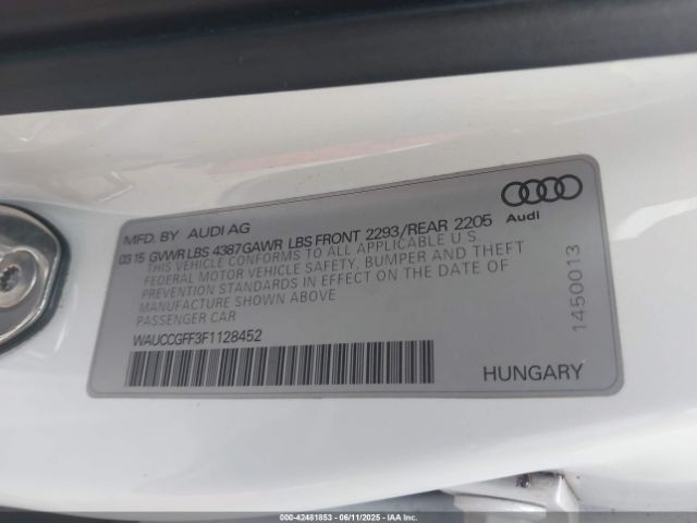 2015 AUDI A3 WAUCCGFF3F1128452 Photo 8