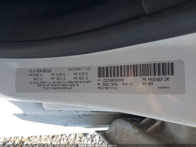 Chrysler 2015 2015 1C3CCCAB0FN650002 Image 9