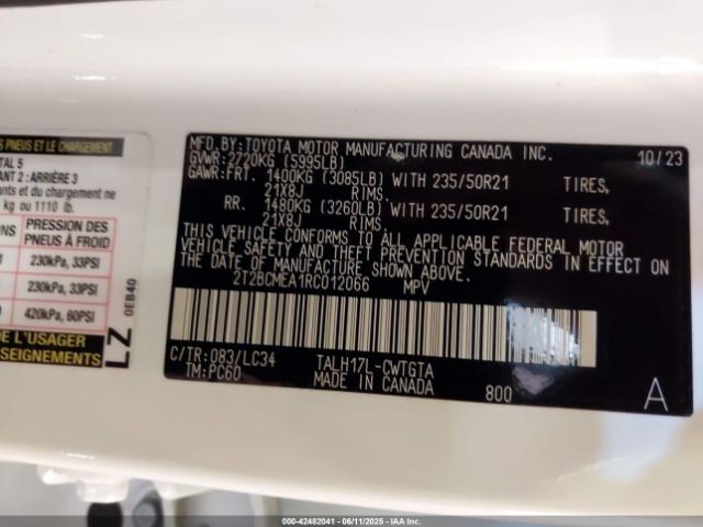 2024 LEXUS RX 500H 2T2BCMEA1RC012066 Photo 8