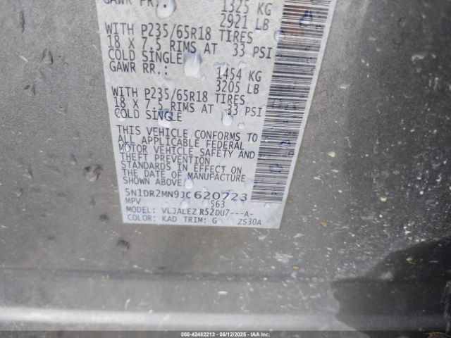 5N1DR2MN9JC620723 Nissan 2018