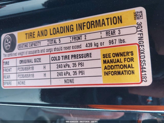 2013 CADILLAC SRX 3GYFNGE3XDS544182 Photo 8