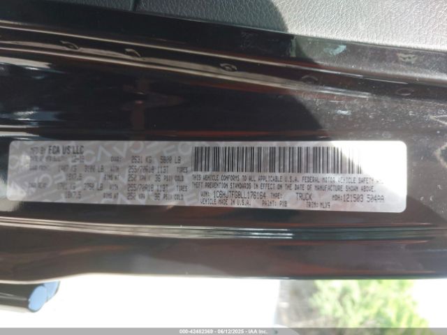 2020 JEEP GLADIATOR 1C6HJTFG8LL176164 Photo 8
