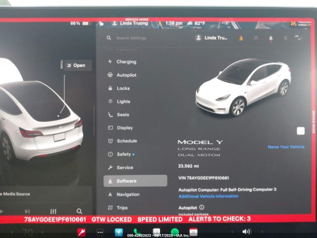 2023 TESLA MODEL Y 7SAYGDEE1PF610661 Photo 6