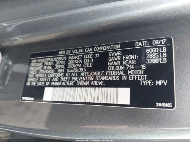 2018 VOLVO XC90 YV4A22PK9J1218531 Photo 8