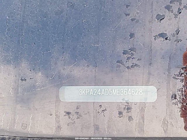 3KPA24AD5ME364628 KIA gamma ii