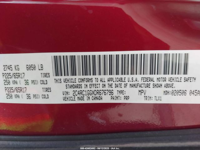 2013 CHRYSLER TOWN & COUNTRY 2C4RC1GGXDR676796 Photo 8