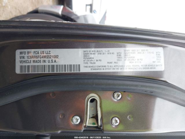 2021 RAM 1500 CLASSIC 1C6RR6FG4MS521082 Photo 8