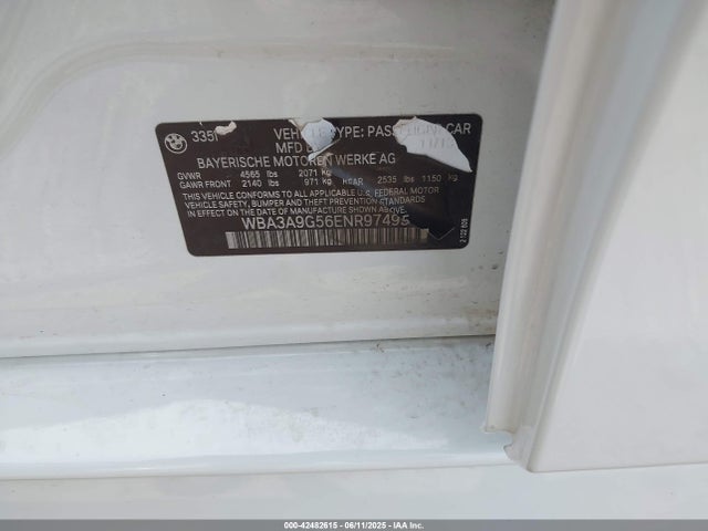 BMW 2014 2014 WBA3A9G56ENR97495 Image 9
