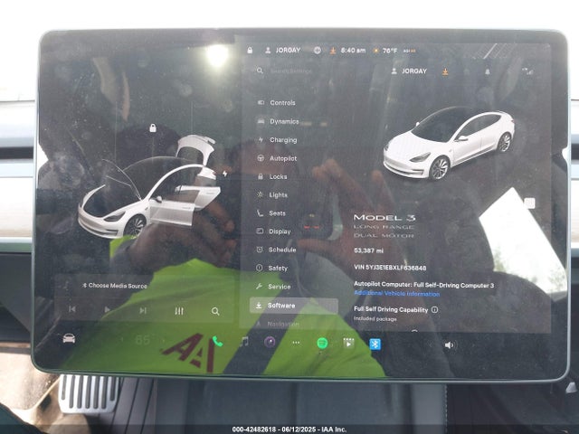 2020 TESLA MODEL 3 5YJ3E1EBXLF636848 Photo 6