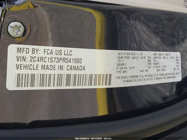 2023 CHRYSLER PACIFICA HYBRID 2C4RC1S73PR541980 Photo 8