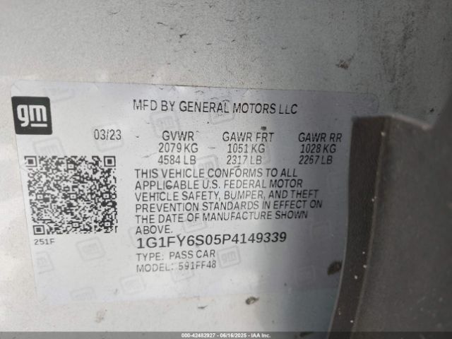 2023 CHEVROLET BOLT EUV 1G1FY6S05P4149339 Photo 8