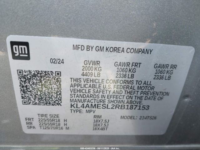 2024 BUICK ENCORE GX KL4AMESL2RB187153 Photo 8