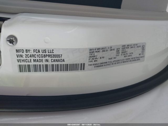 2023 CHRYSLER VOYAGER 2C4RC1CG8PR535557 Photo 8