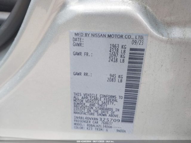 2024 NISSAN ALTIMA 1N4BL4DVXRN325709 Photo 8