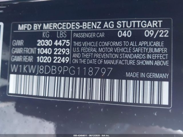 2023 MERCEDES-BENZ C 300 W1KWJ8DB9PG118797 Photo 8