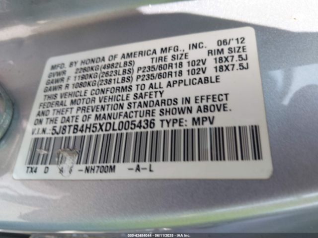 2013 ACURA RDX 5J8TB4H5XDL005436 Photo 8