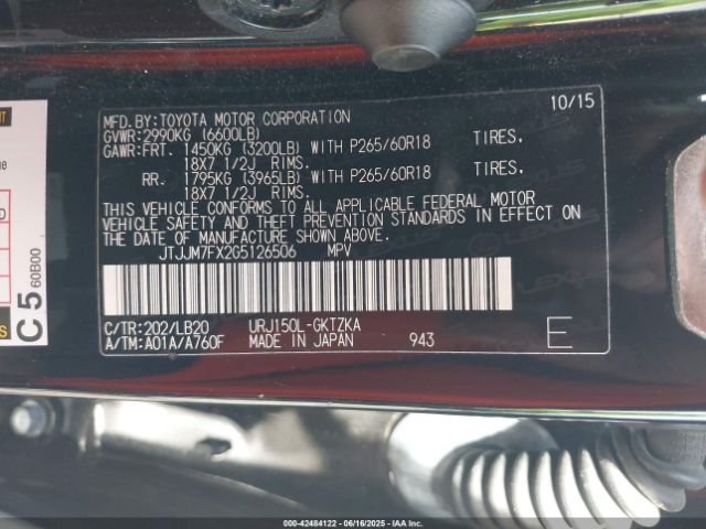 2016 LEXUS GX 460 JTJJM7FX2G5126506 Photo 8