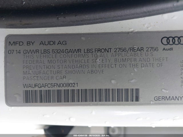 2015 AUDI A6 WAUFGAFC5FN008021 Photo 8