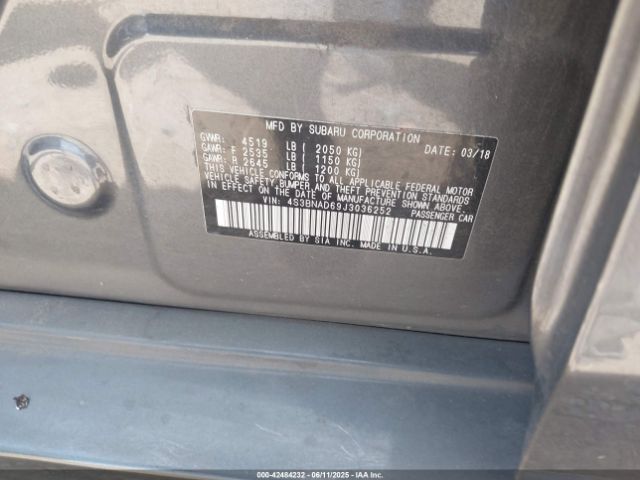2018 SUBARU LEGACY 4S3BNAD69J3036252 Photo 8