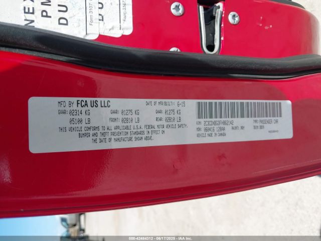 2015 DODGE CHARGER 2C3CDXBG3FH862142 Photo 8