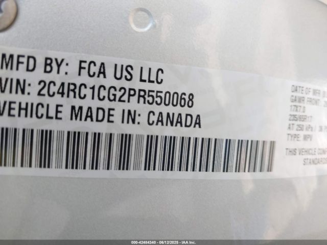 2023 CHRYSLER VOYAGER 2C4RC1CG2PR550068 Photo 8
