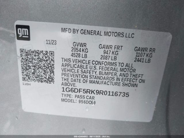 2024 CADILLAC CT4 1G6DF5RK9R0116735 Photo 8