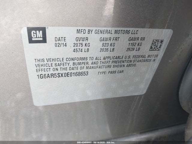 Cadillac CTS LUXURY 2014 1G6AR5SX0E0168653 Image 9
