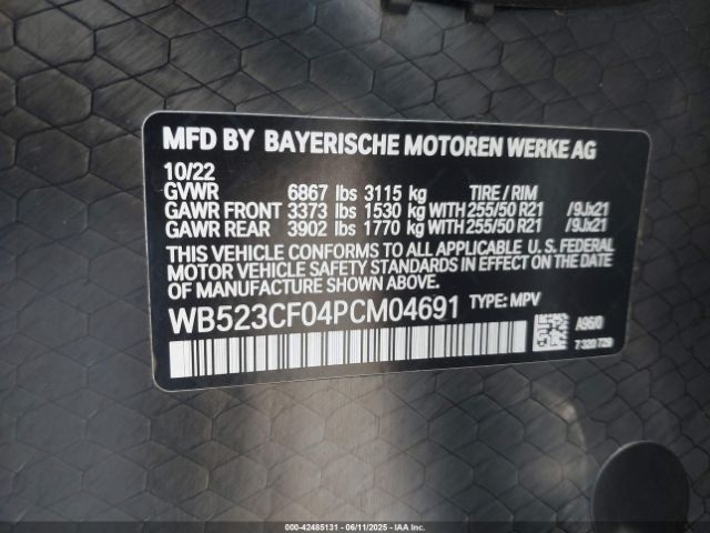 2023 BMW IX WB523CF04PCM04691 Photo 8