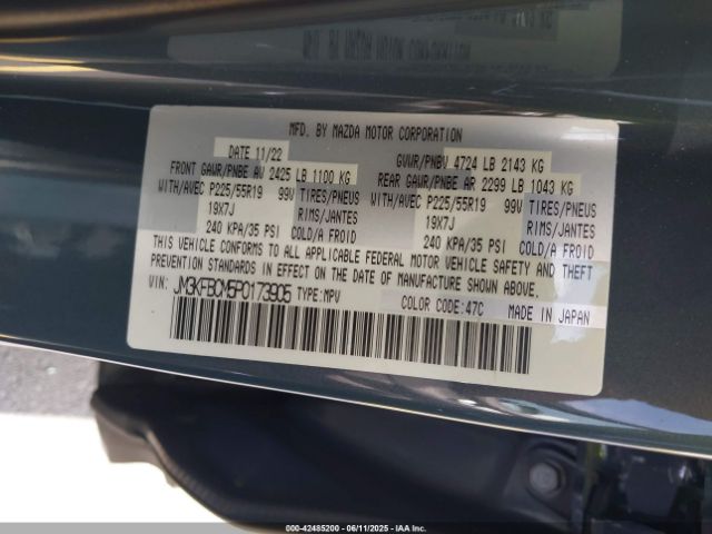 2023 MAZDA CX-5 JM3KFBCM5P0173905 Photo 8