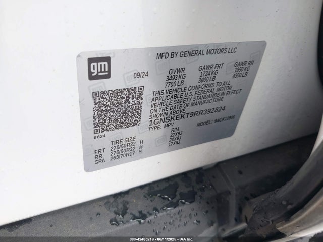 Продаж на аукціоні авто 2024 Chevrolet Suburban 4wd Rst, vin: 1GNSKEKT9RR392824, номер лоту: 42485219